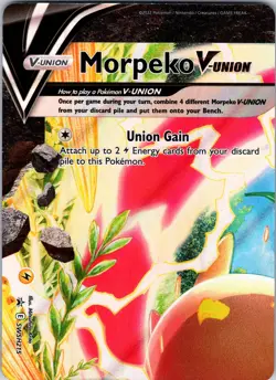 Morpeko V-Union - SWSH215 SWSH: Sword & Shield Promo Cards Pokemon NM Holo - Image 1