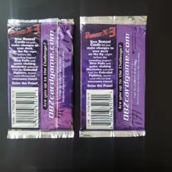 (2)x Dragonball Z World Games Saga Card Game 2002 Score CCG Booster Pack Lot - Image 2