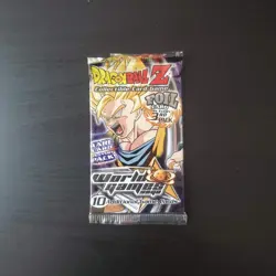 (2)x Dragonball Z World Games Saga Card Game 2002 Score CCG Booster Pack Lot - Image 3