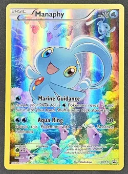 Pokemon Manaphy XY113 XY Promo Holo Basic 70 HP Pokemon TCG Card - Image 1
