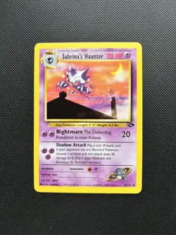 Pokemon Card Gym Challenge Sabrina's Haunter 55/132 WOTC - Image 1