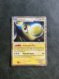 Lanturn Prime 86/95 Unleashed 110 HP Ultra Rare Stage 1 Holo Pokemon Card - Image 1