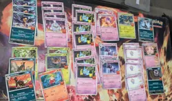 Pokemon TCG 2023-2024 Trick or Trade Lot Of 44 Card - 9 Holo, 35 Non-Holo - Image 1