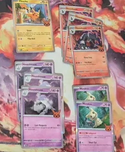 Pokemon TCG 2023-2024 Trick or Trade Lot Of 44 Card - 9 Holo, 35 Non-Holo - Image 2