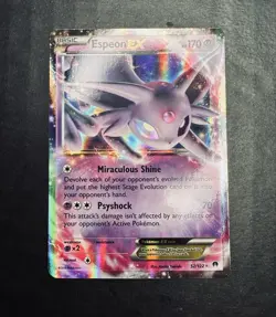 Pokemon TCG Single Card Espeon EX Full Holo Ultra Rare 52/122 XY Breakpoint 2016 - Image 1