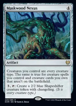 Maskwood Nexus -Foil Light Play MTG Kaldheim - Image 1