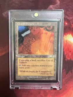 City of Traitors Exodus Lightly Played / Near Mint (LP) MTG Magic - Image 1