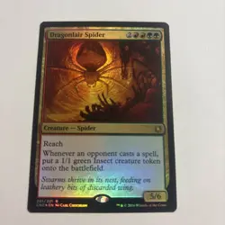 Dragonlair Spider #201 Foil LP Conspiracy Take the Crown CN2 Magic MTG - Image 1