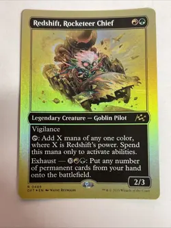 Redshift, Rocketeer Chief (First-Place Foil) Aetherdrift Foil #489 - Image 1