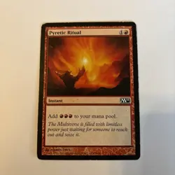 Pyretic Ritual HP Magic 2011 M11 MTG 153 English Regular 3 Red Mana For 2! - Image 1