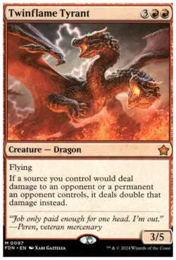 Foundations #97 Twinflame Tyrant - Image 1