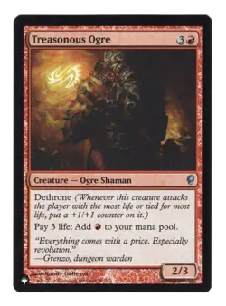 Treasonous Ogre #36 Foil - The List Reprints MTG NM - Image 1