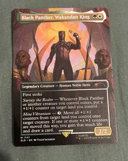 MTG SINGLE - Black Panther, Wakandan King - NON FOIL - Image 1