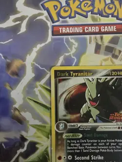 2004 POKEMON EX Tim Rocket Returns Reverse Holo Rare Dark Tyranitar 20/109 - Image 2