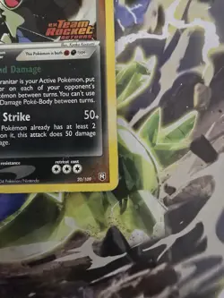 2004 POKEMON EX Tim Rocket Returns Reverse Holo Rare Dark Tyranitar 20/109 - Image 5