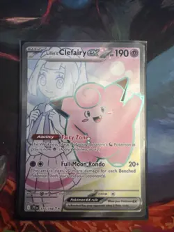 Lillie's Clefairy ex 173/159 Ultra Rare Journey Together Pokemon Near Mint - Image 1