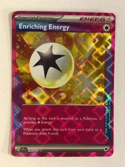 Pokemon TCG Surging Sparks Ace Spec Enriching Energy 191/191 Near Mint - Image 1