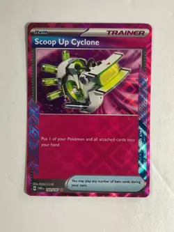 Pokemon TCG Twilight Masquerade Ace Spec Scoop Up Cyclone 162/167 Near Mint - Image 1