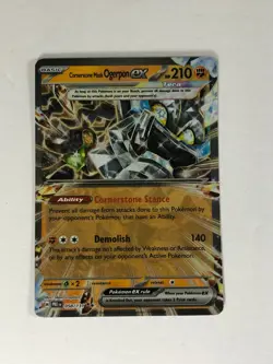 Pokemon TCG Prismatic Evolutions CornerStone Mask Ogerpon EX 058/131 Near Mint - Image 1