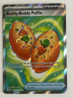 Pokemon TCG Mega Evolutions Full Art Buddy Buddy Puffin 167/132 Near Mint - Image 1