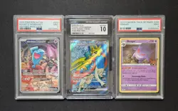PSA 9 Rocket’s Wobbuffet And Gengar, CGC 10 Hop’s Zacian Slab Lot. Pokemon TCG - Image 1
