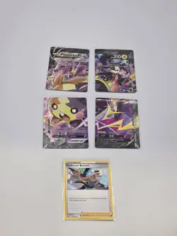 Pokemon TCG SWSH287-290 Morpeko V-Union Promo Set of 4 w/ Free SWSH167 - Image 1