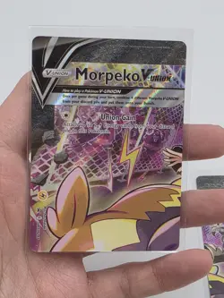 Pokemon TCG SWSH287-290 Morpeko V-Union Promo Set of 4 w/ Free SWSH167 - Image 5