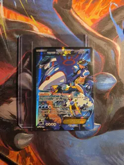 Team Aqua’s Kyogre EX 6/34 Ultra Rare Holo Pokemon Double Crisis Set GOOD DMG - Image 1