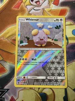 Whismur 117/168 Rev Reverse Holo SM Celestial Storm Pokemon NM - Image 1