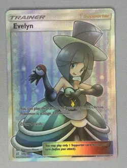 Evelyn Trainer (Full Art) 175/181 Sm-Team Up Holo Pokemon - Image 3