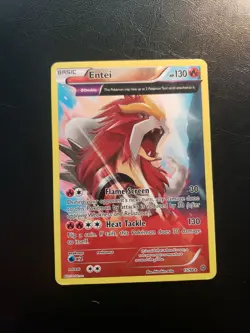 Entei 15/98 Reverse Holo Rare XY Ancient Origins Pokemon TCG - Image 1
