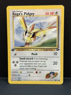 Koga’s Pidgey [1st Edition] #80 Pokemon Gym Challenge - Image 1