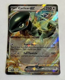 Pokemon TCG Cyclizar ex SVP 018 Black Star Promo Holo NM - Image 3