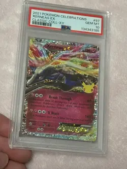 🌟✨Pokemon Xerneas EX 97/146 Celebrations: Classic Collection Holo PSA 10✨🌟 - Image 1
