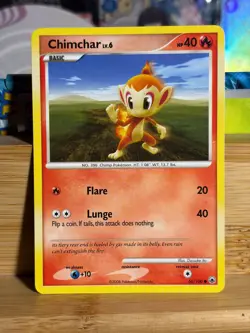 CHIMCHAR 56/100 Majestic Dawn Unlimited Vintage Pokemon TCG Lightly Played - Image 1