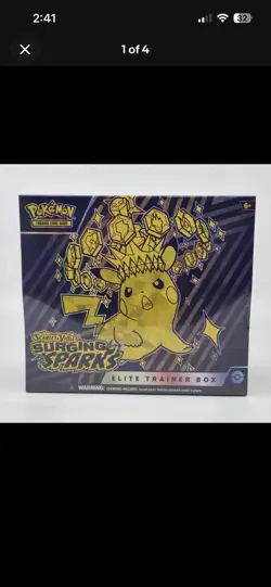 Pokemon Scarlet & Violet: Surging Sparks Elite Trainer Box ETB New Lot of 2 - Image 1