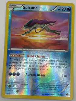 Pokemon TCG Suicune Breakpoint 30/122 Reverse Holo Holo Rare NM - Image 1