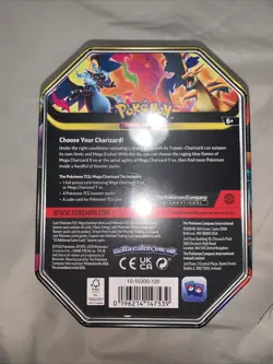 Pokemon TCG Mega Charizard X EX Tin Charizard Promo New Sealed - Image 2