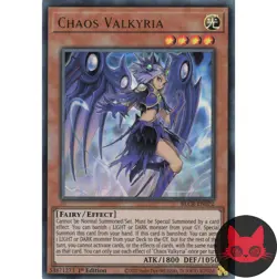 Yugioh Chaos Valkyria BLCR-EN072 Ultra Rare 1st Edition NM - Image 1