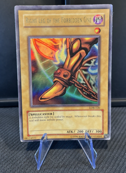Right Leg of the Forbidden One LOB-120 – Unlimited – MP – Yu-Gi-Oh - Image 1