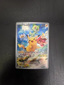 Pikachu SVP 027 Paldea Evolved Pokemon Card Promo - NM - Image 1