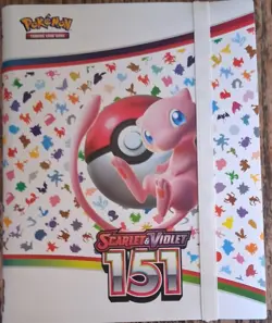 232/091 Bubble Mew SIR English Pokemon card + extra cards 151 binder bundle - Image 4