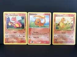 Charmander Charmeleon 9 Card Lot Pokemon Base & Modern Mixed LP/Played - Image 2