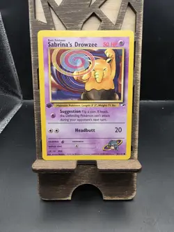 Pokemon TCG Sabrina's Drowzee 1st Edition Common Card 92/132 Gym Hero - Image 1