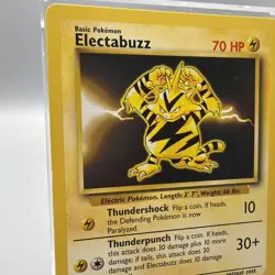 ELECTABUZZ 20/102 BASE SET NON HOLO RARE POKEMON TCG LP - Image 2