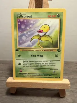 Pokemon TCG 1999 WOTC Jungle 1st Edition Bellsprout 49/64 - Excellent - Image 1