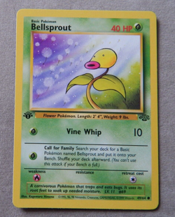 POKEMON RARE 1st EDITION JUNGLE ,, BELLSPROUT ,, 49/64 .1999 - Image 1