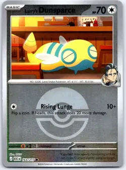 Larry's Dunsparce 163/217 C ME: Ascended Heroes Pokemon NM/M Reverse Holo - Image 1