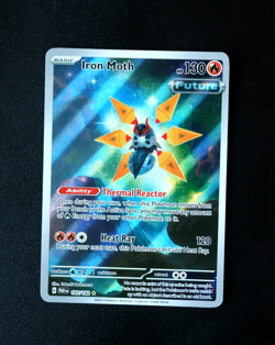 Pokemon Card TCG - Iron Moth 187/182 - Paradox Rift - Illustration Rare - NM ⭐ - Image 1