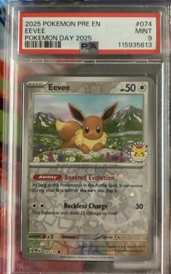 U17993 Eevee Pokemon PSA Graded 9 Slabs Lot Of 7 G2U - Image 5